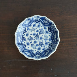 江戸 古伊万里 松（壽）竹梅 七宝他 縁起物 豆皿 10客組