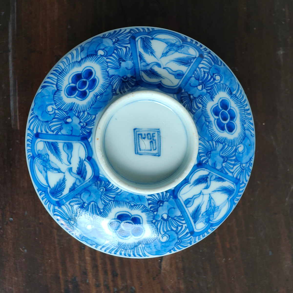 幕末 伊万里 線書き 菓子碗 8客組