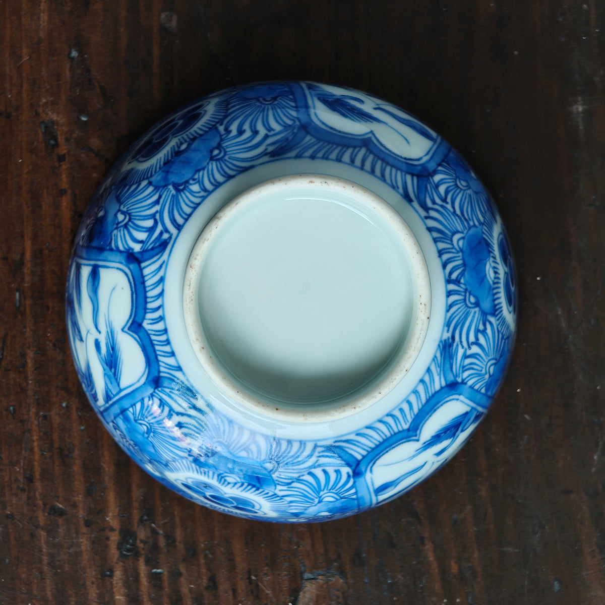 幕末 伊万里 線書き 菓子碗 8客組